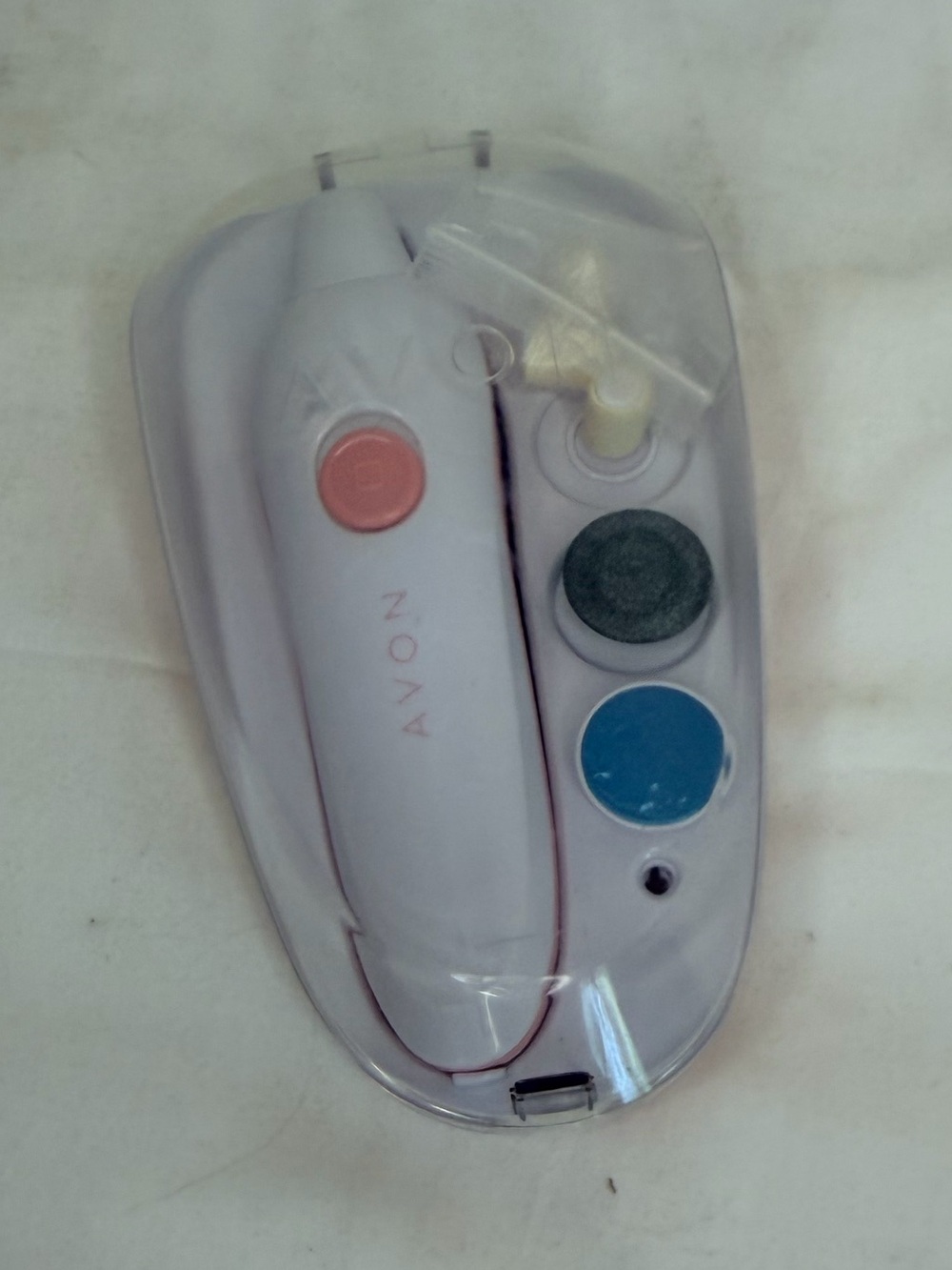 Avon Nail Care Kit Electric Drill with Pink Accents